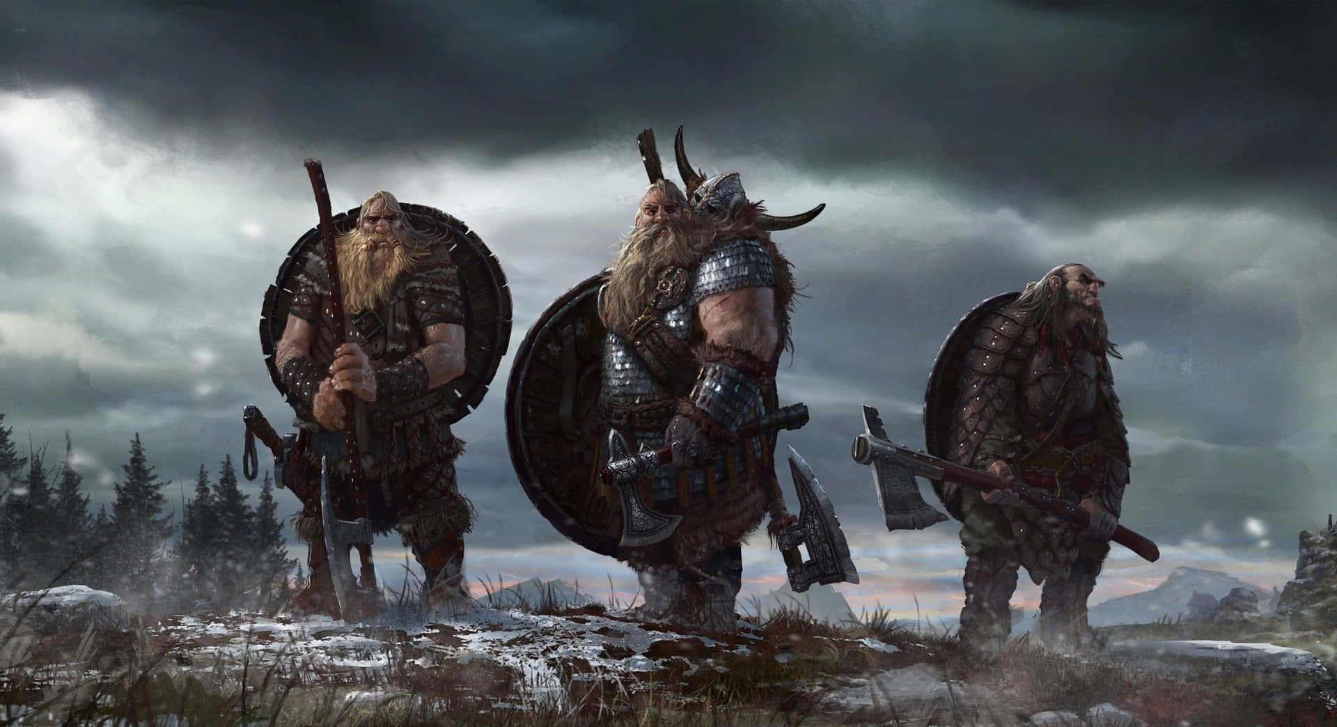 A Viking Warrior Embarking on an Adventure
