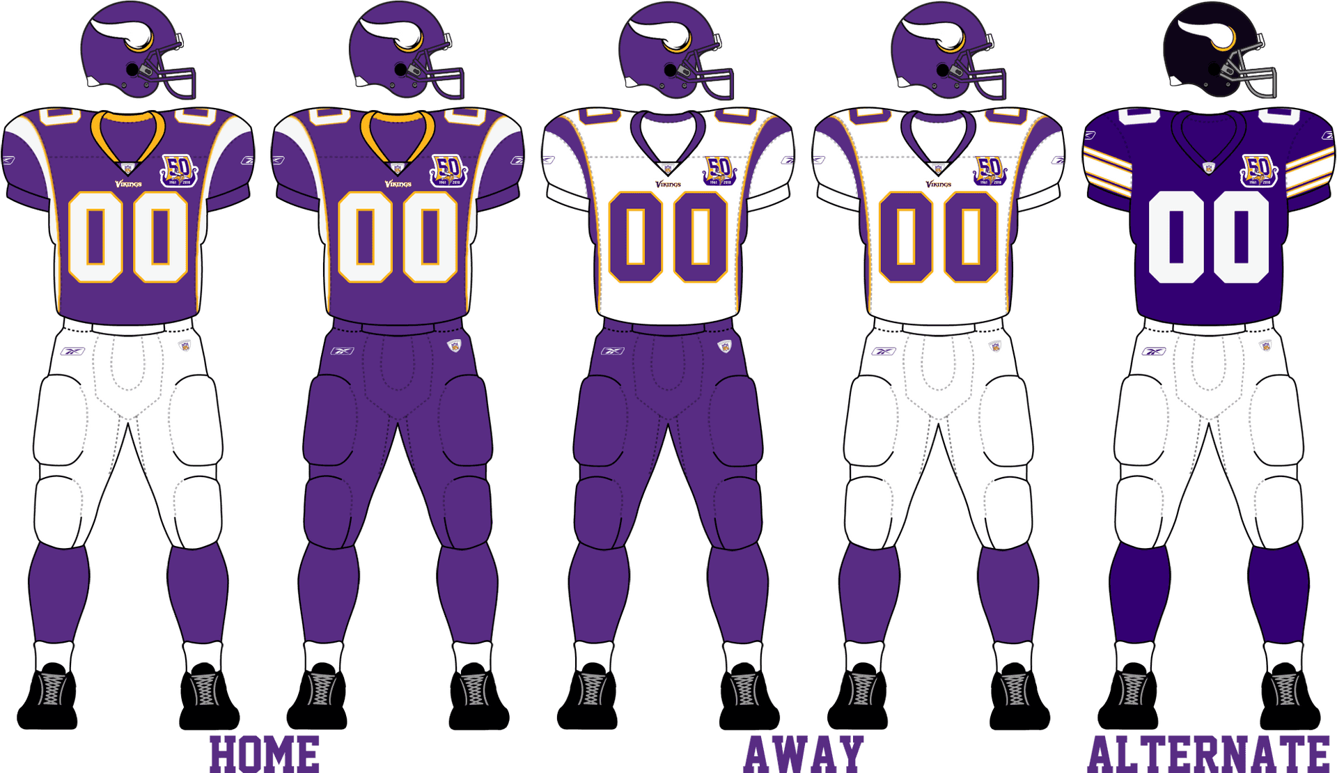 Viking Football Uniform Concepts PNG