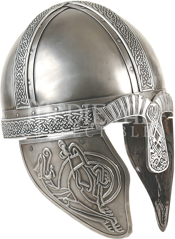 Viking Helmetwith Embossed Design PNG