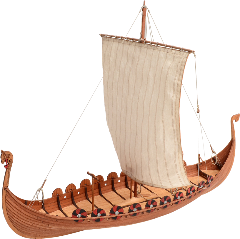 Viking Ship Model PNG