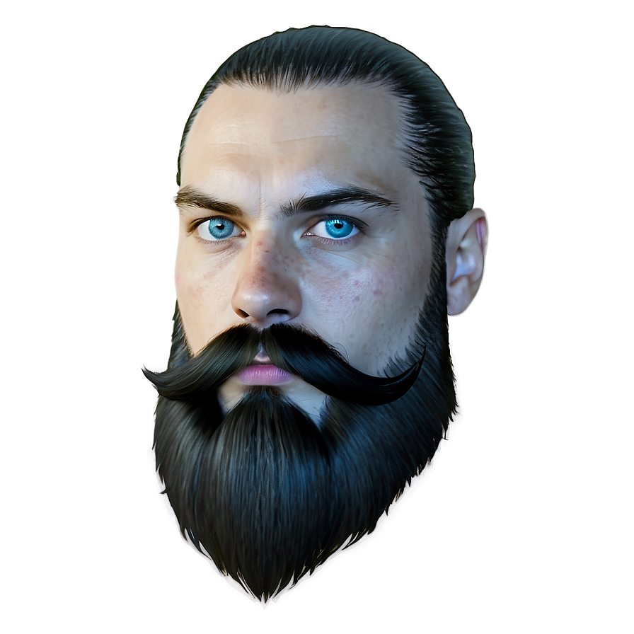 Download Viking Warrior Mustache Png 05042024 