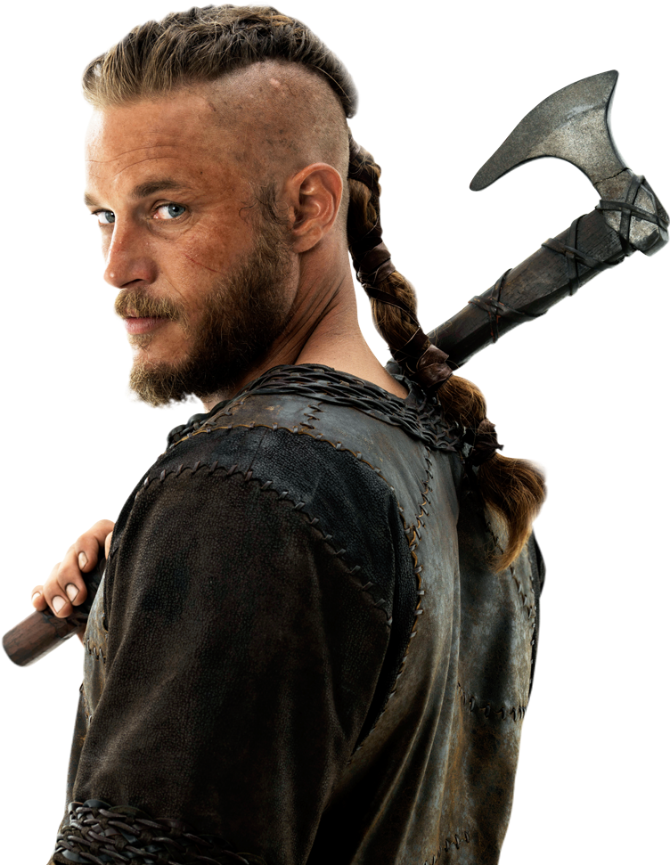 Viking Warriorwith Axe PNG