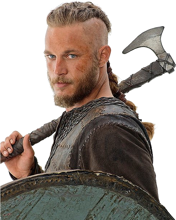 Viking Warriorwith Axeand Shield PNG