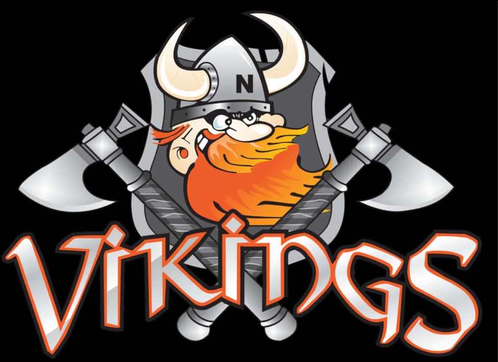 Vikings Mascot Logo PNG