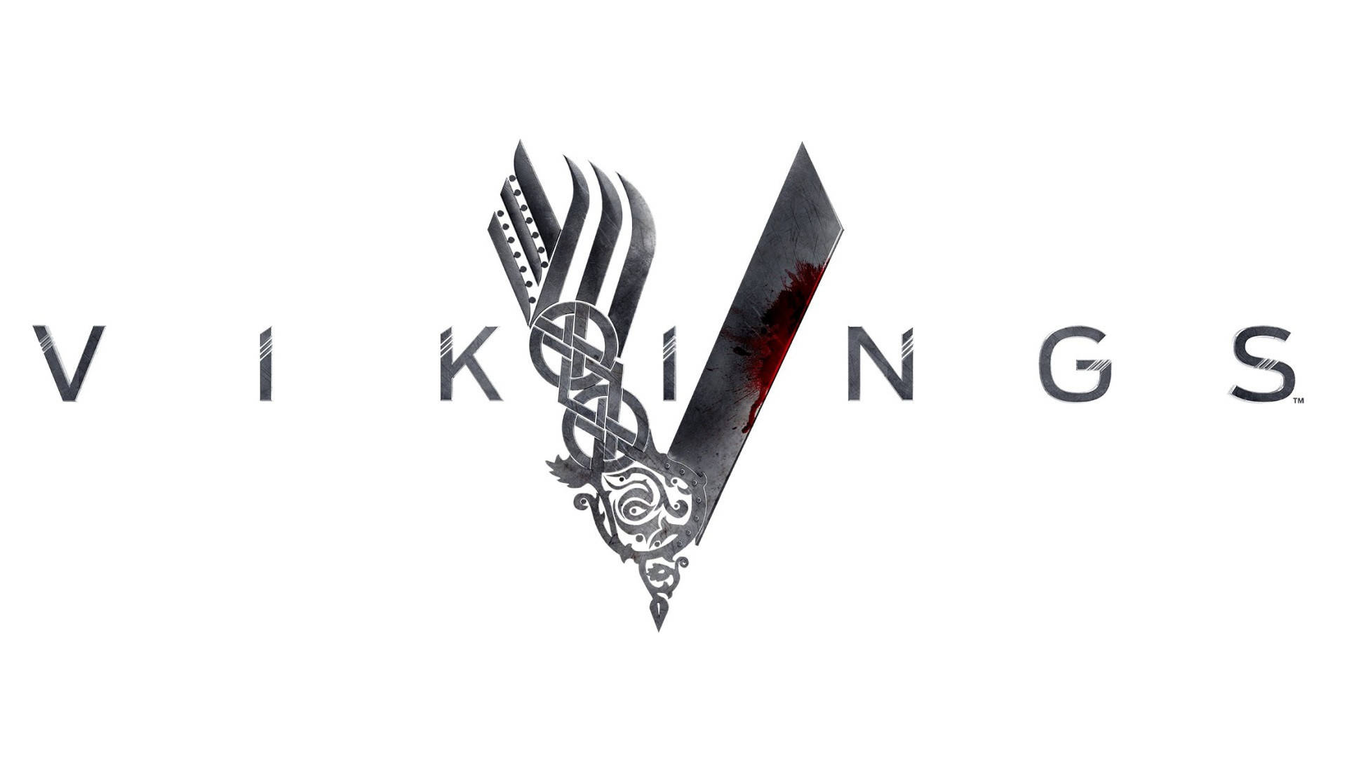 Vikings Show Title And Logo Wallpaper