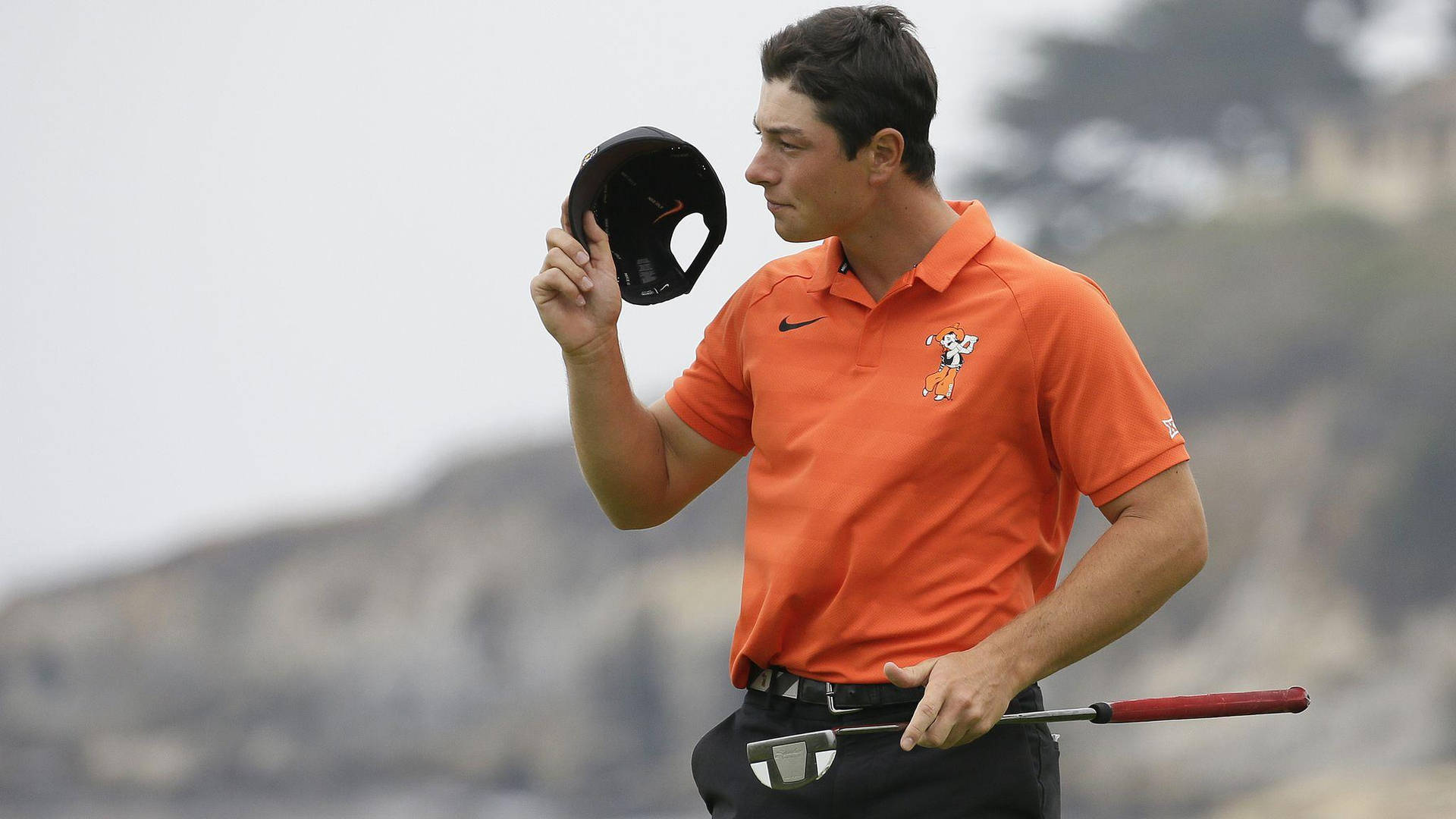 Viktor Hovland With His Hat Off Wallpaper