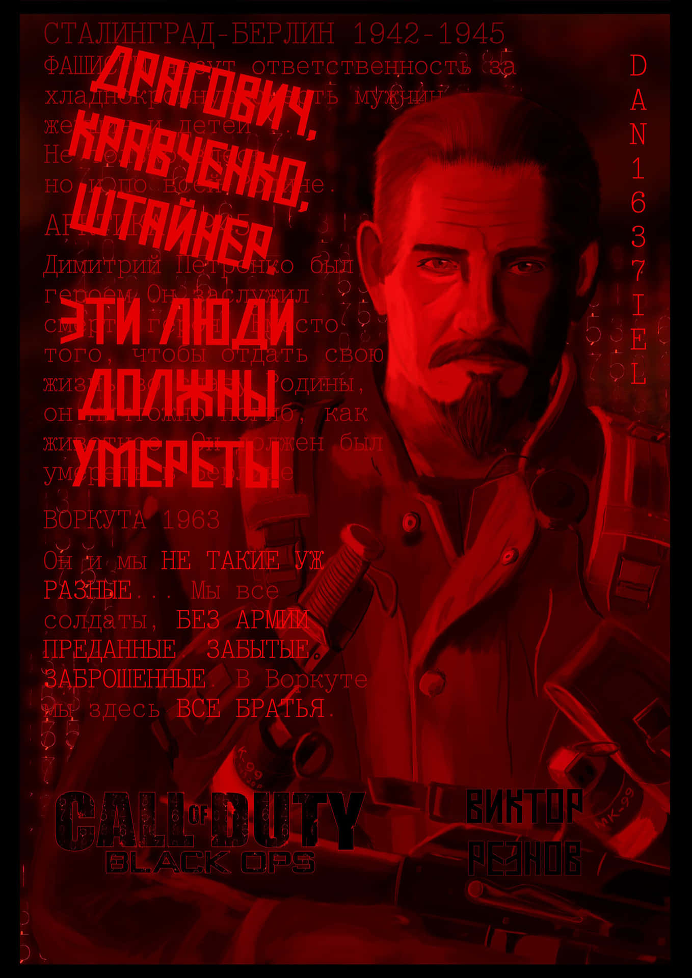 Viktor Reznov, the Legendary Call of Duty Character Wallpaper