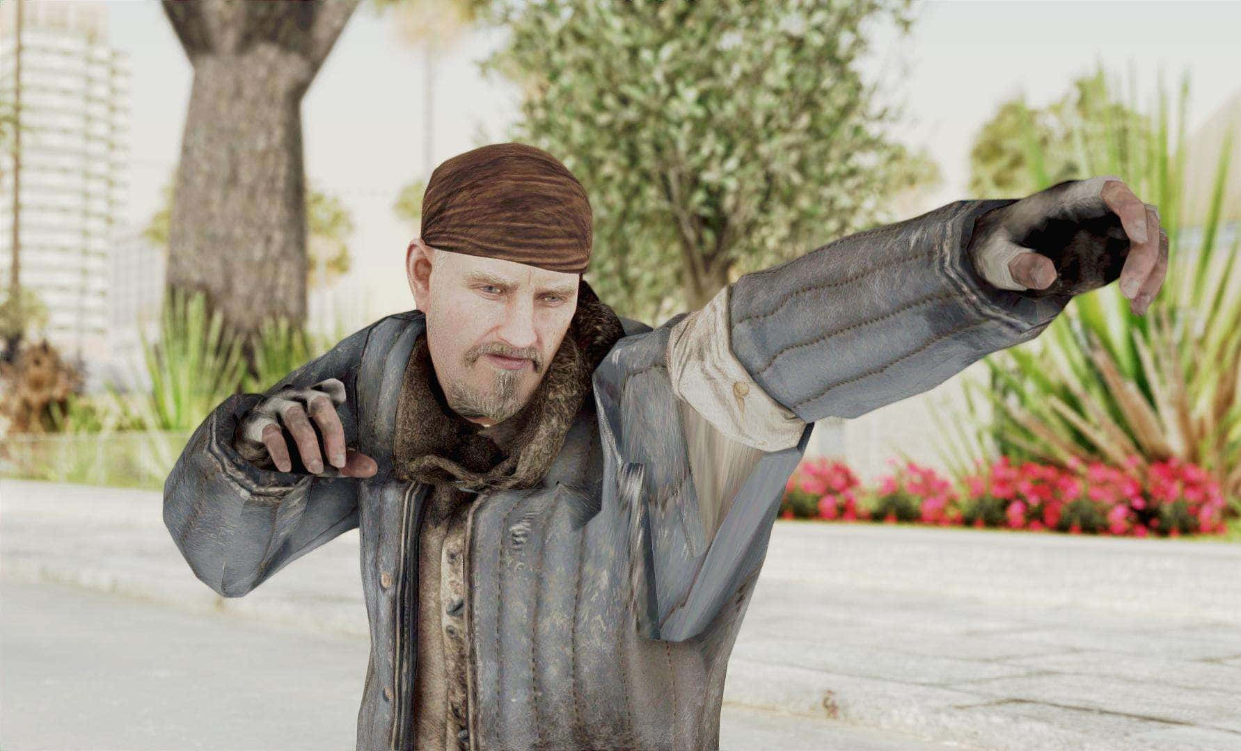 Viktor Reznov En Pose D'action Fond d'écran