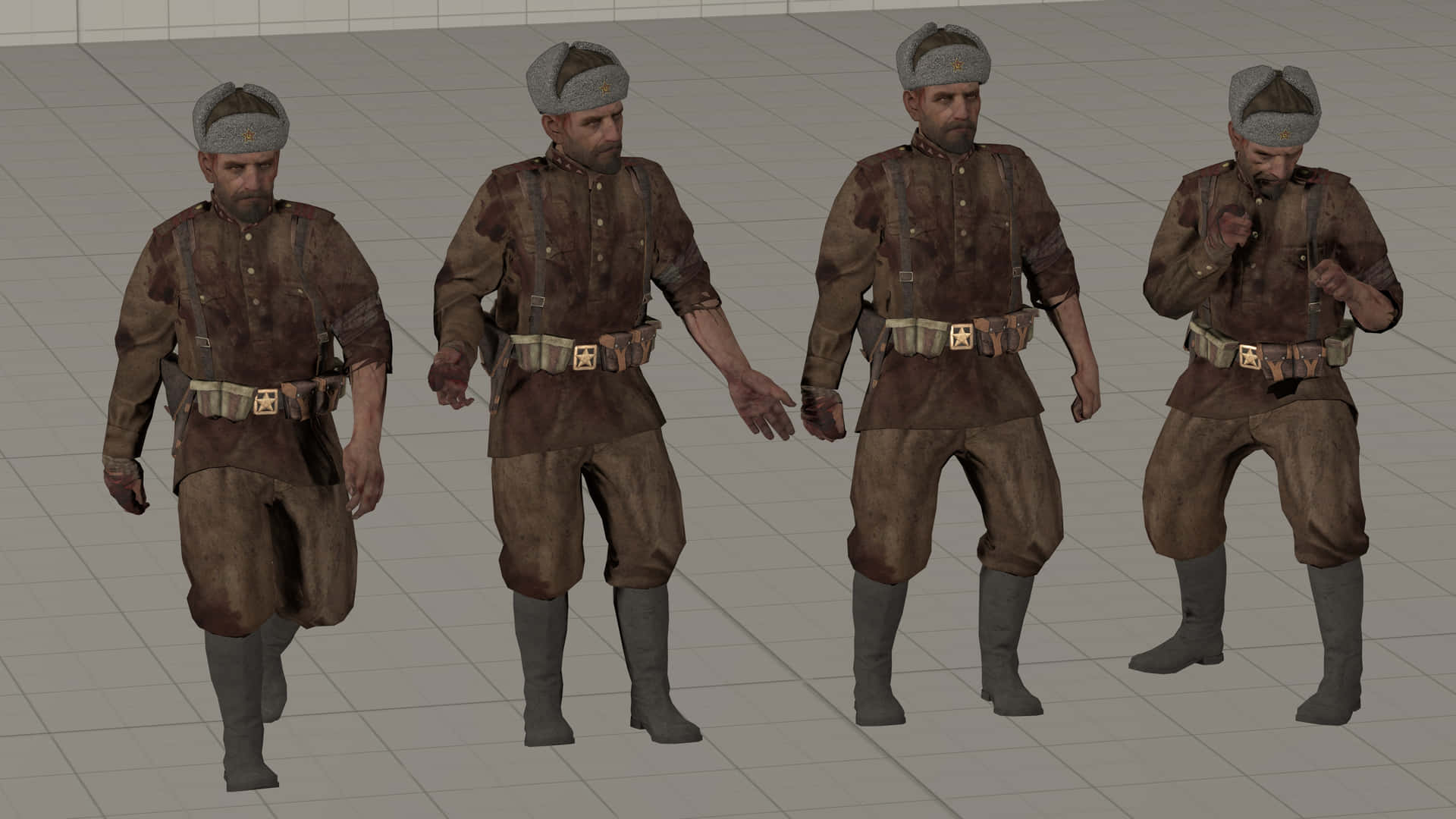 Pose Model Karakter Viktor Reznov Wallpaper