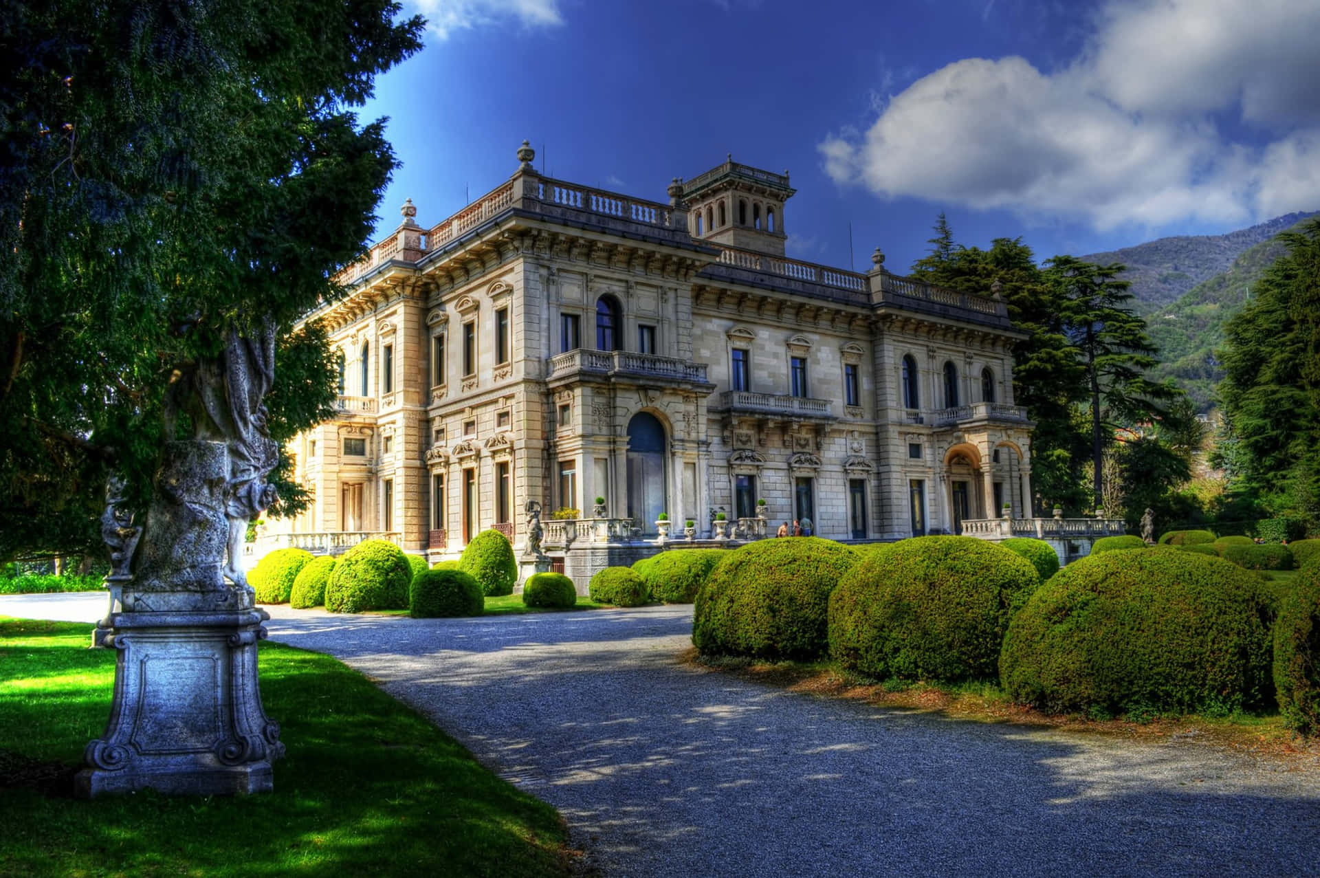 Villa Erba Mansion In Italy Wallpaper