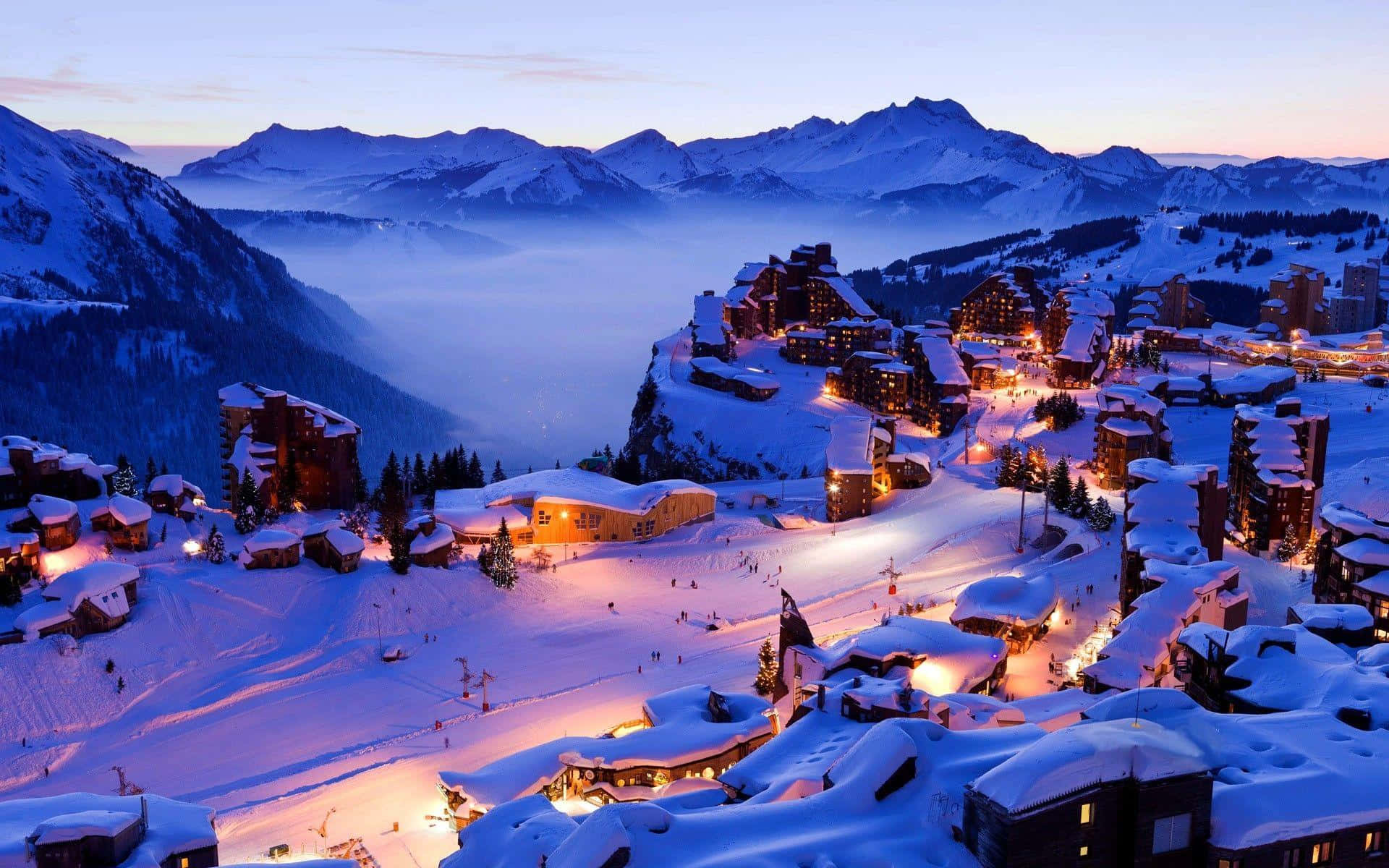 Snow Village Picture