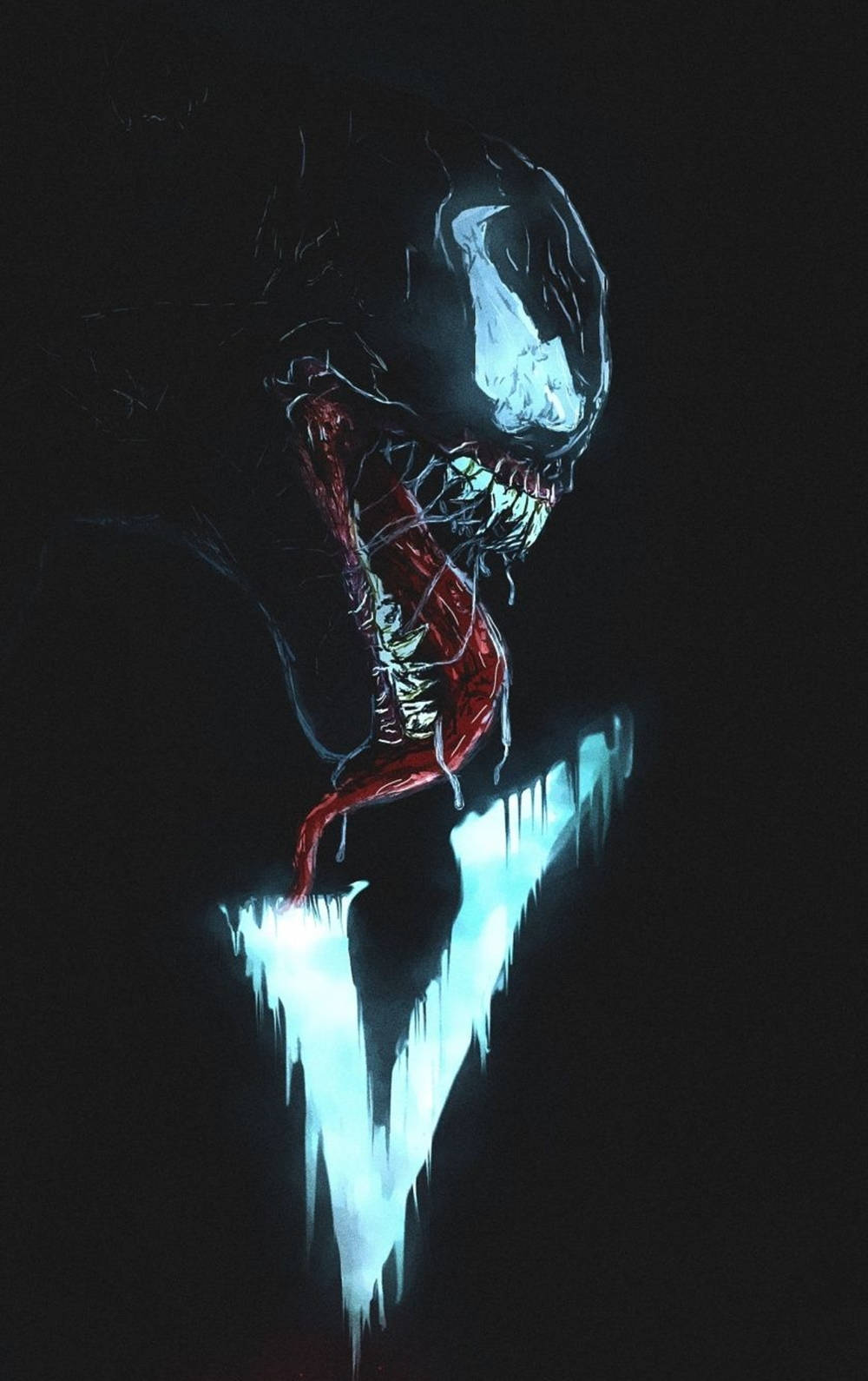 Villain Venom Iphone Wallpaper