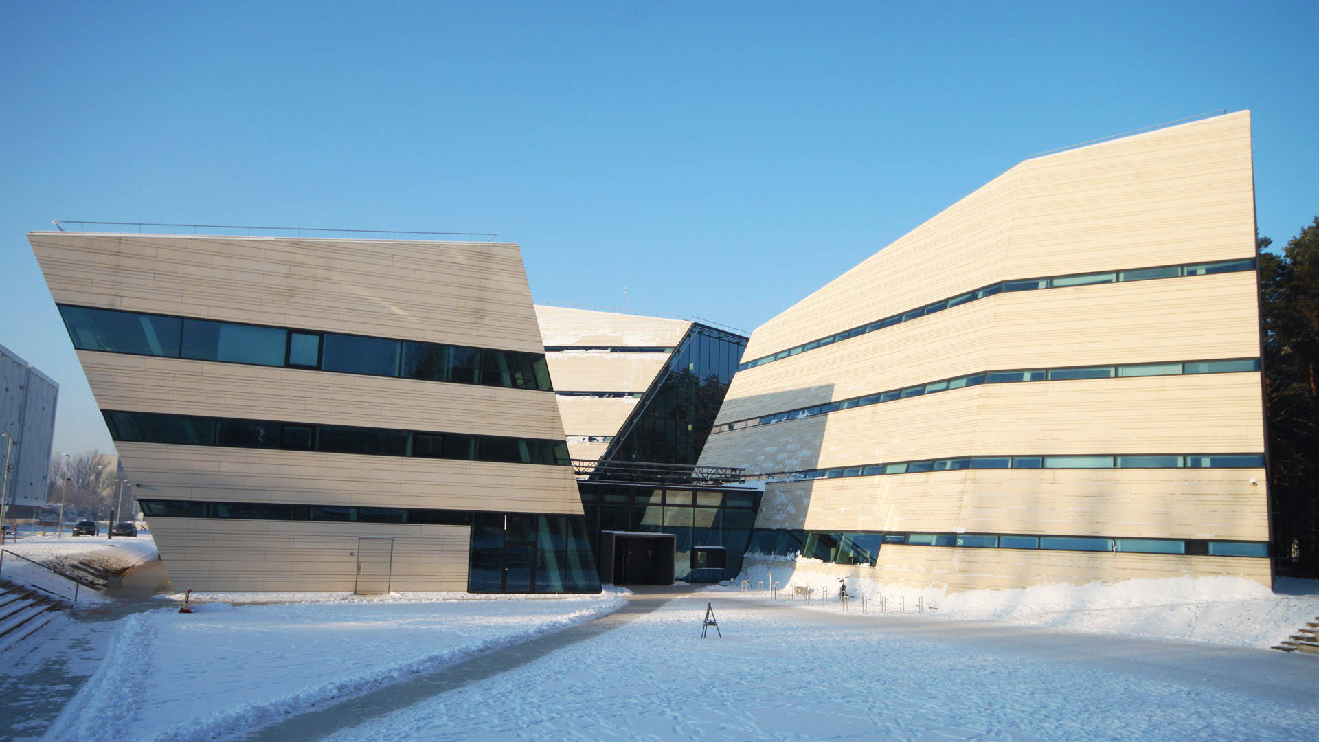 Bibliotecade La Universidad De Vilnius Fondo de pantalla