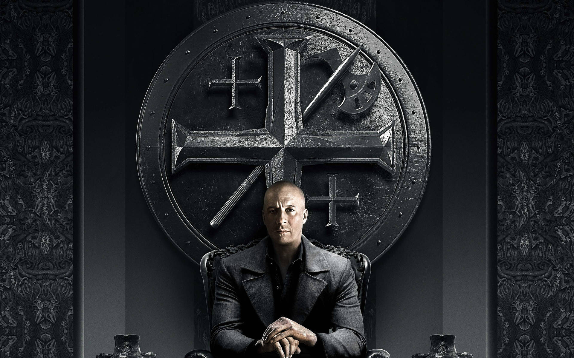 Vin Diesel Elegant Black Cross