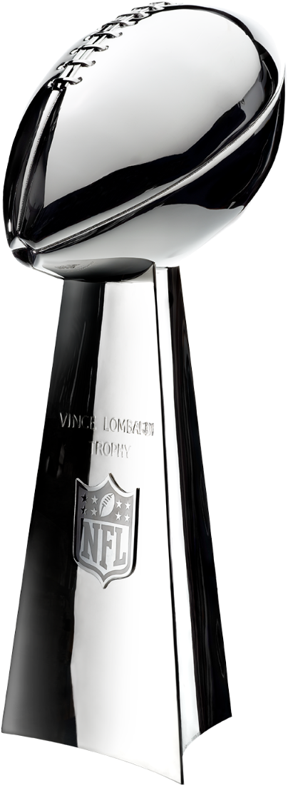 Vince Lombardi Trophy Super Bowl Award PNG