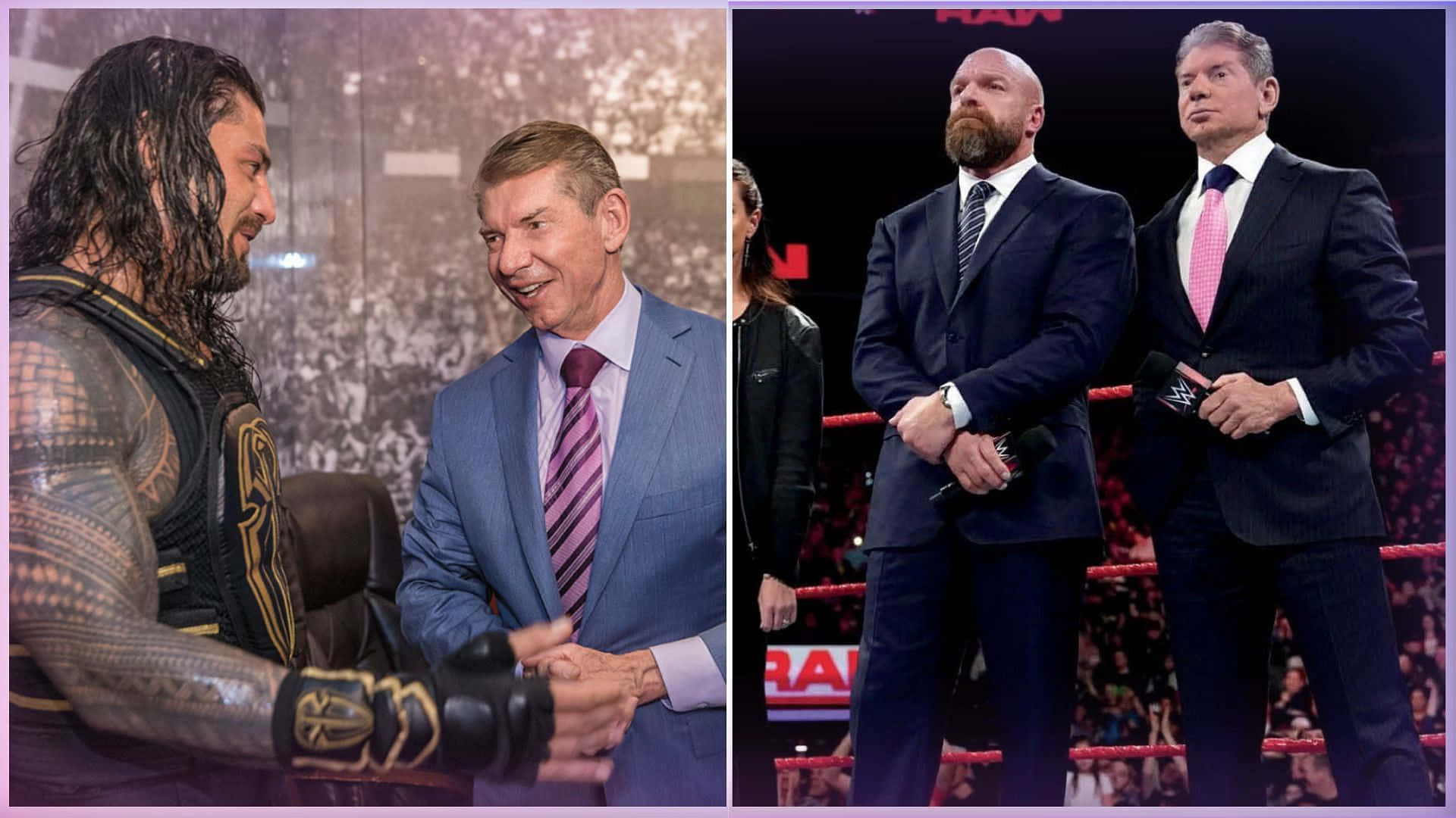Vince McMahon og Triple H Wallpaper