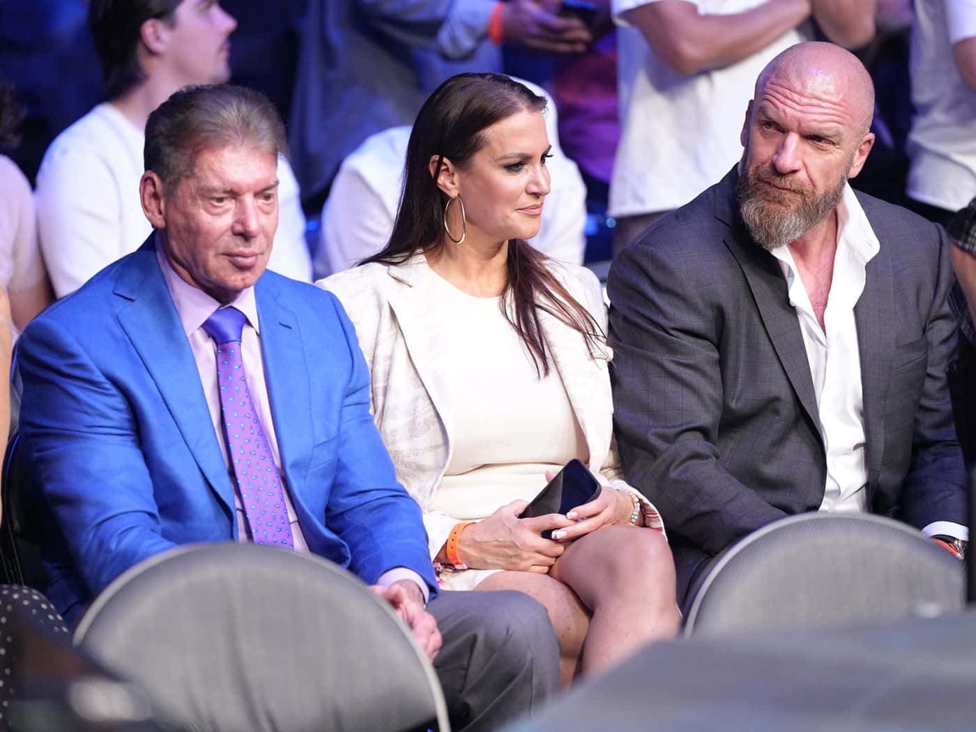 Vince Mcmahon Together With Stephanie Mcmahon Wallpaper
