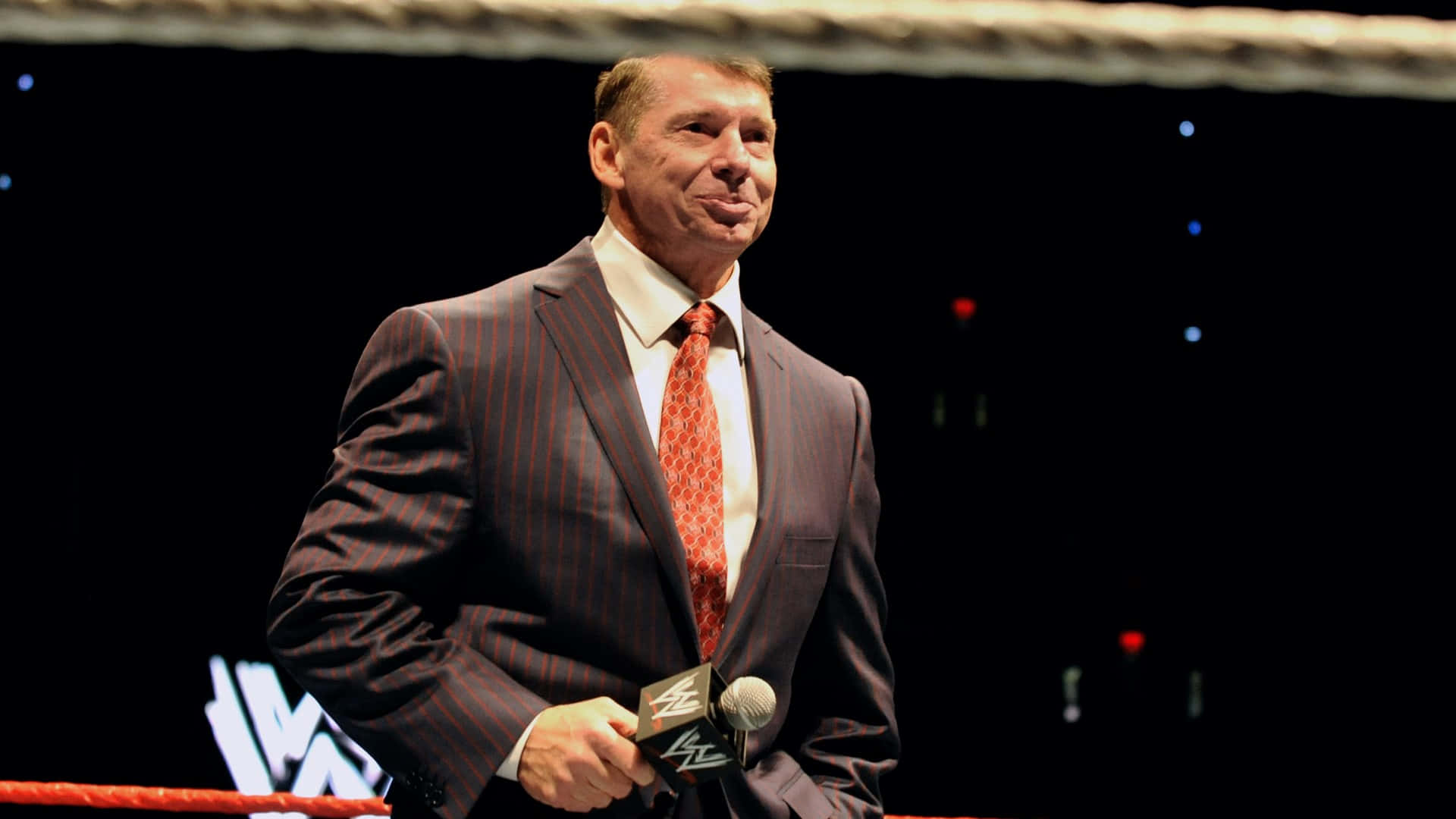 Vince McMahon WWE Kommentator Wallpaper