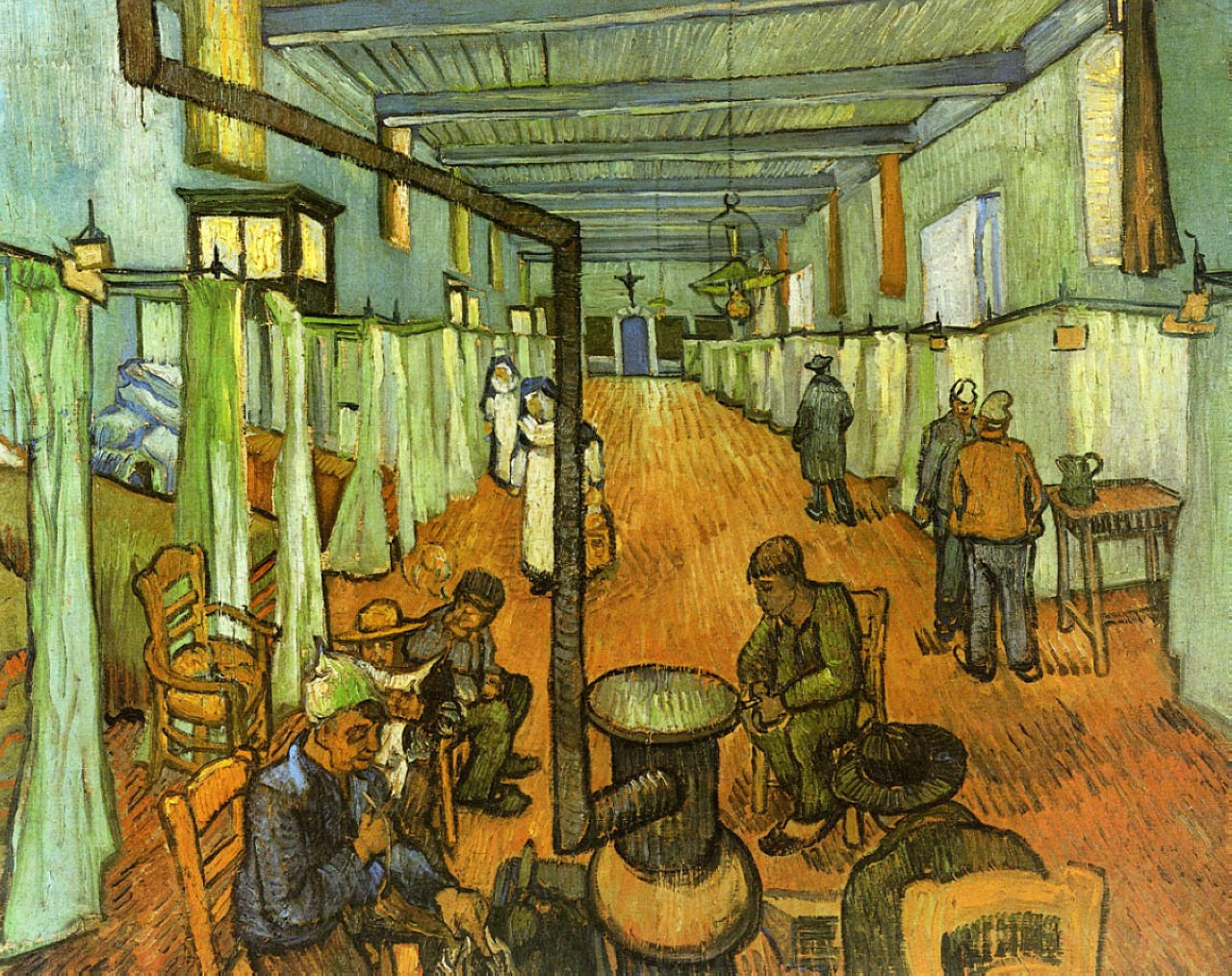 Vincent Van Gogh Hospital Painting Wallpaper