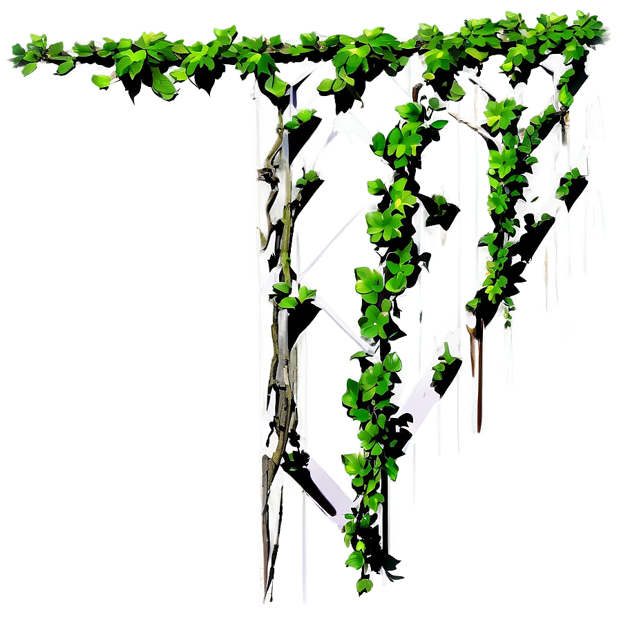 Vine Adorned Letter M PNG