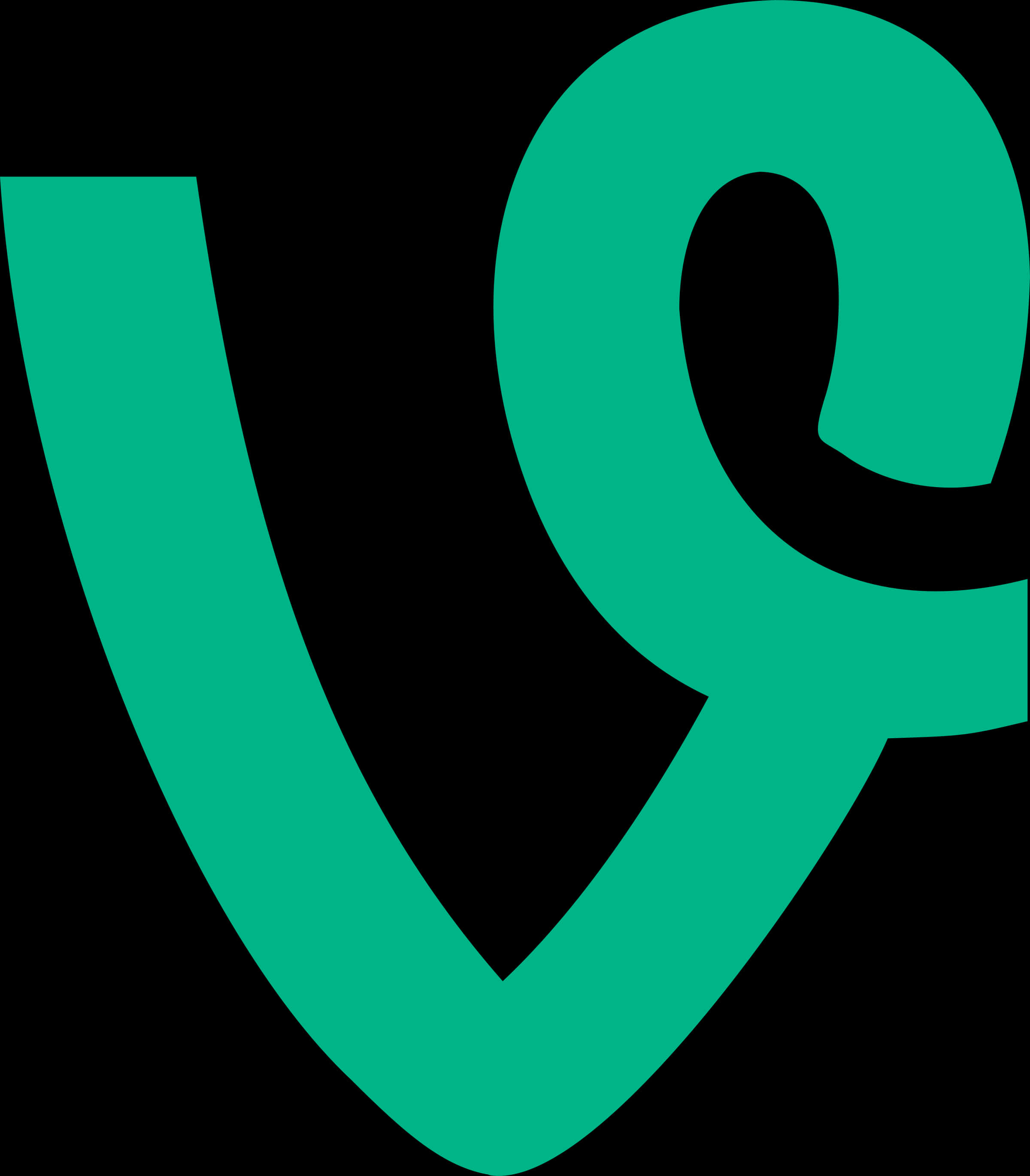 Vine App Logo Green Background PNG