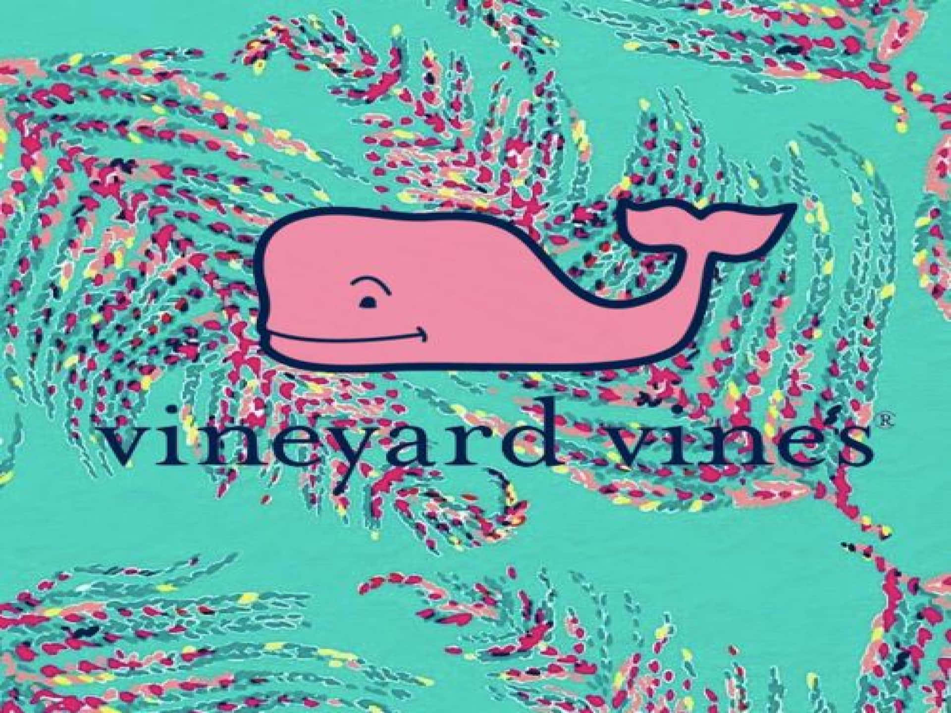 Vineyard Vines Tropical Background Wallpaper
