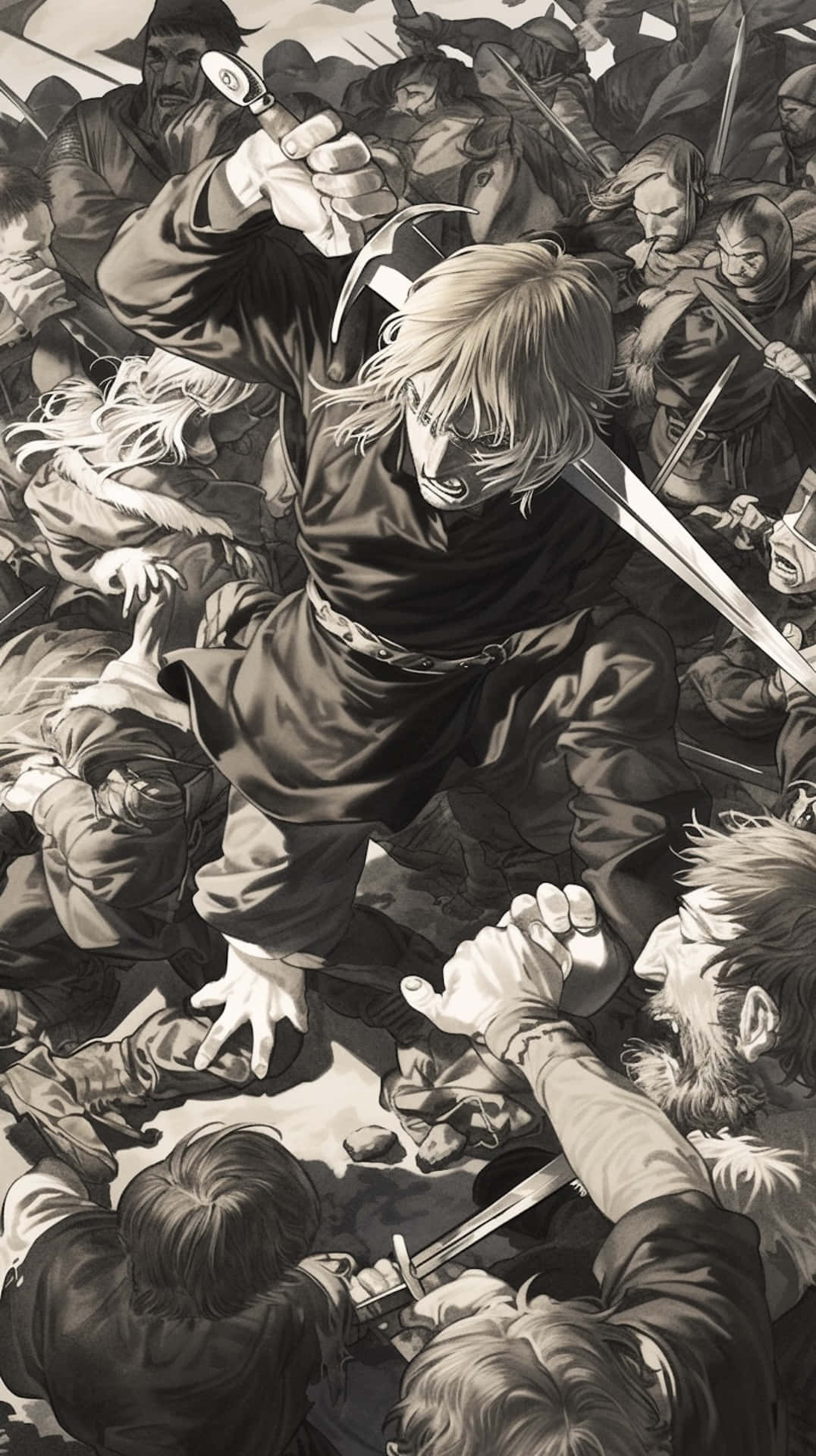 Vinland Saga Battle Scene Wallpaper