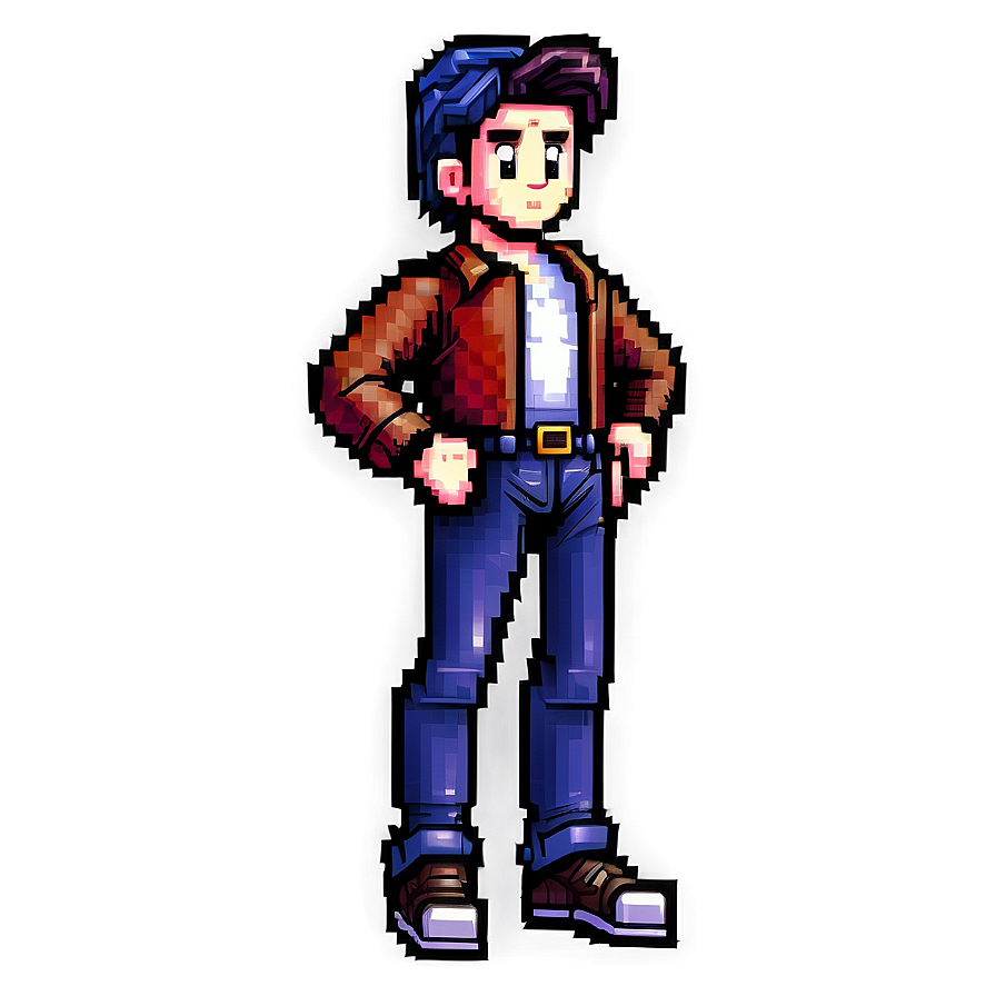 Vintage 16 Bit Pixel Art Png Nhu PNG