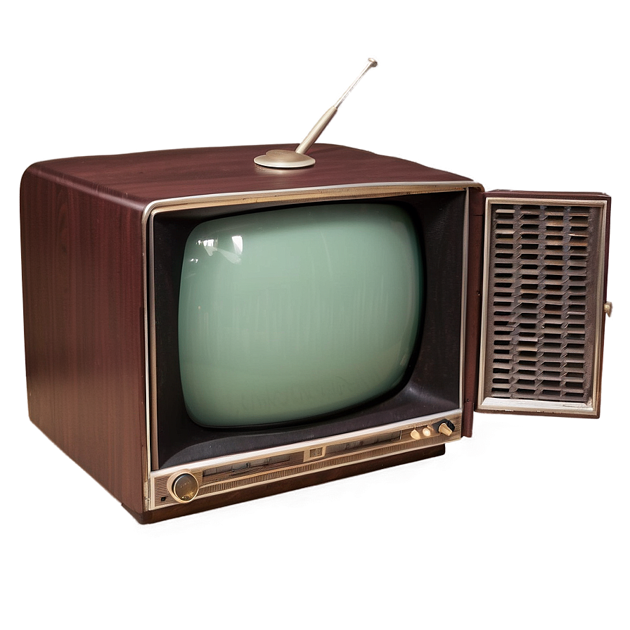 Vintage 1950s Television Set Png 68 PNG