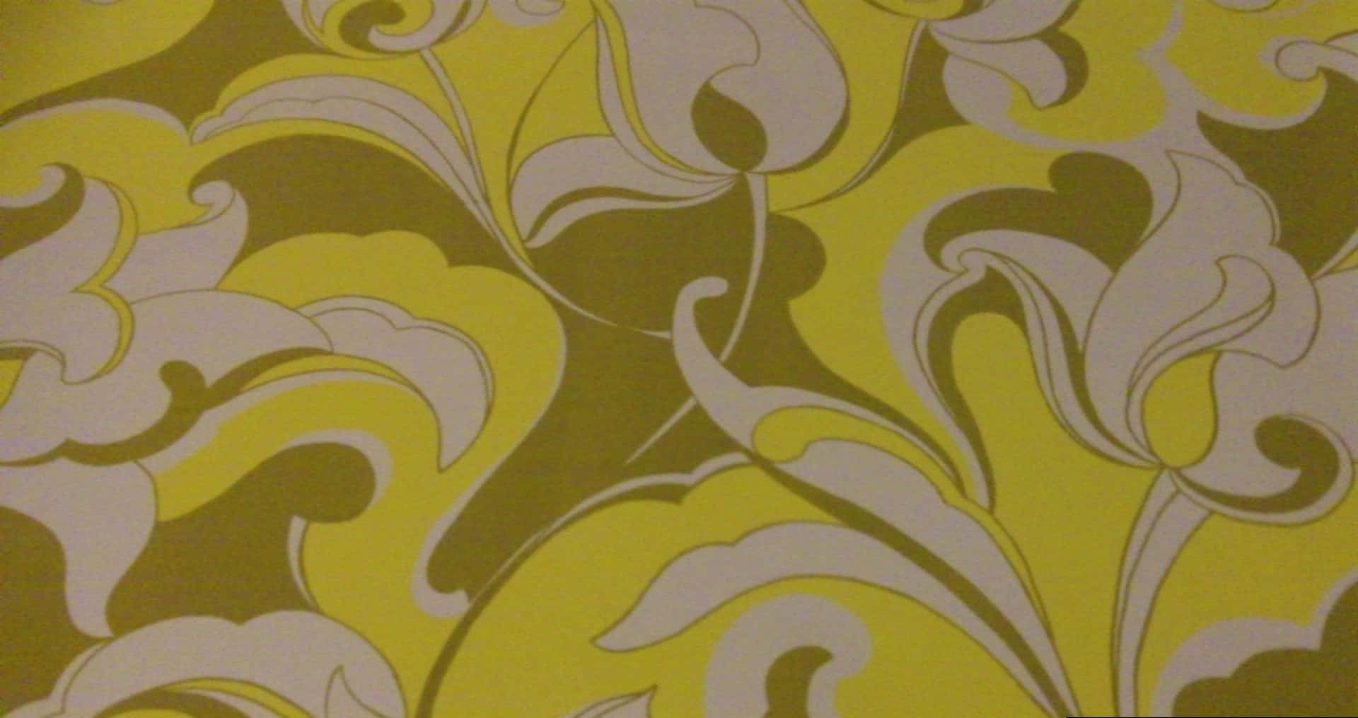 Abstract Artwork In Vintage 60s Wallpaper