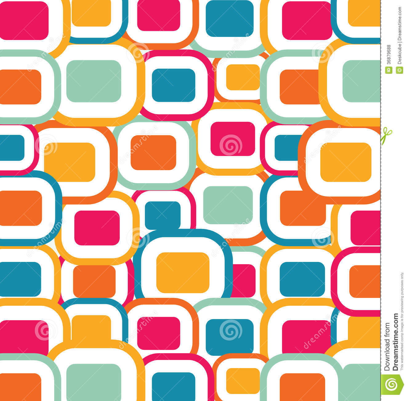 Vintage 70s Colorful Televisions Wallpaper
