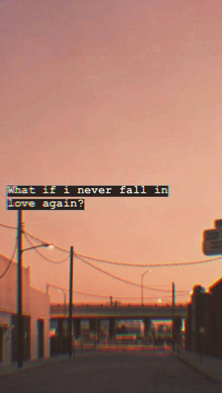 Vintage 90s Glitch Quotes Aesthetic Wallpaper