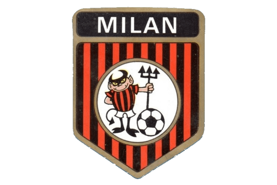 Vintage A C Milan Badge PNG