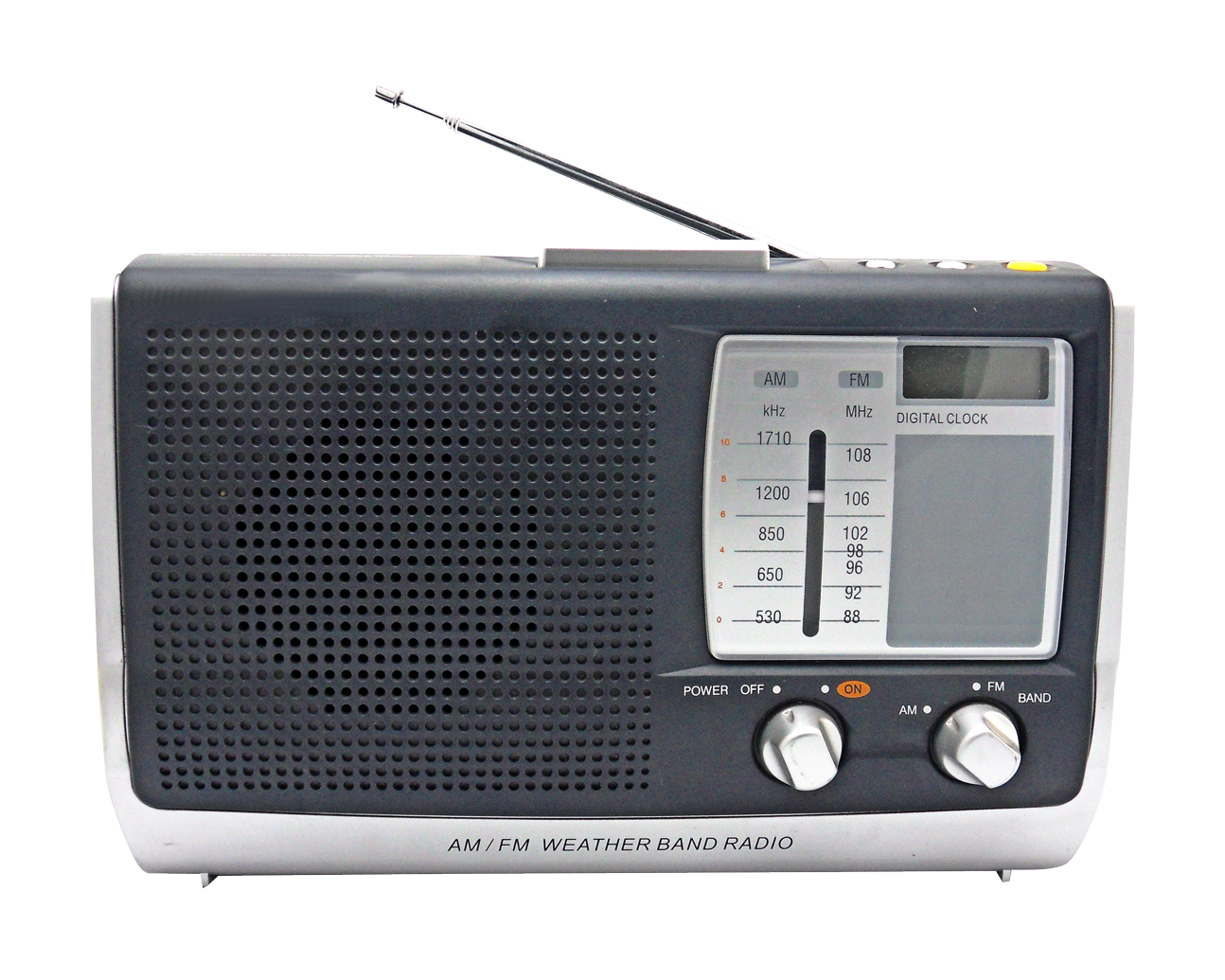 Vintage A M F M Weather Band Radio PNG