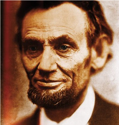 Vintage Abraham Lincoln Portrait PNG