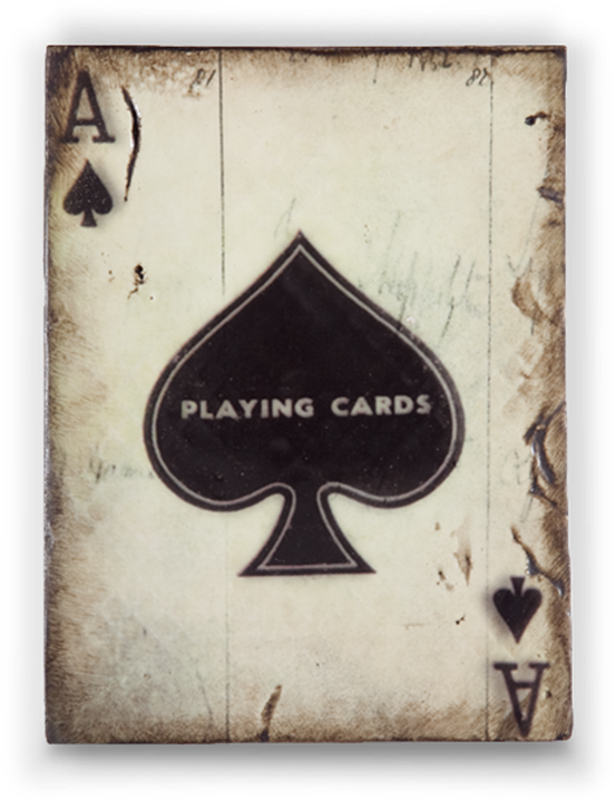 Vintage Aceof Spades Card PNG