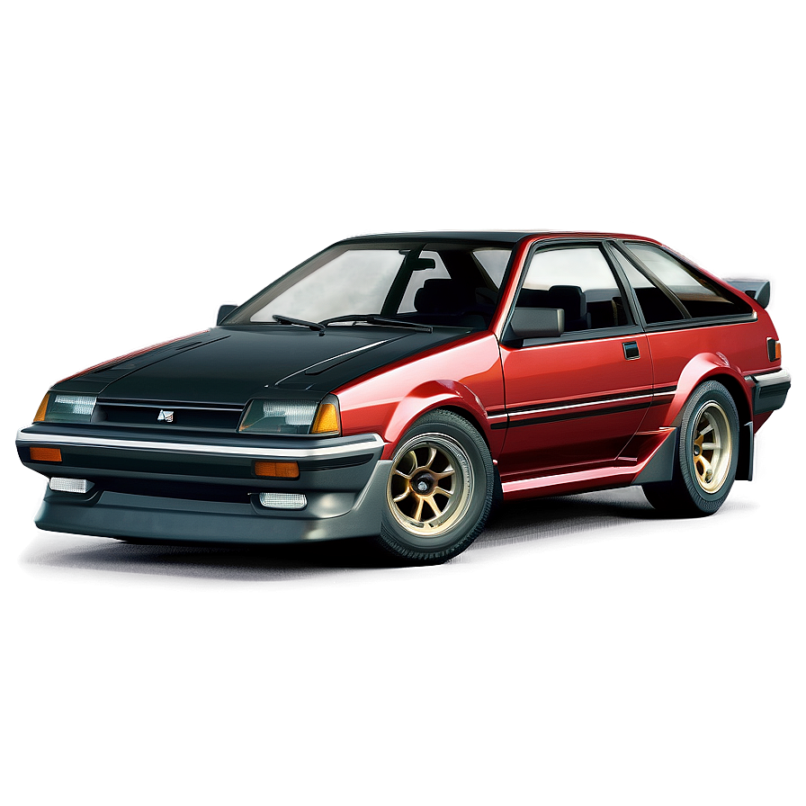 Vintage Ae86 Model Png 06242024 PNG