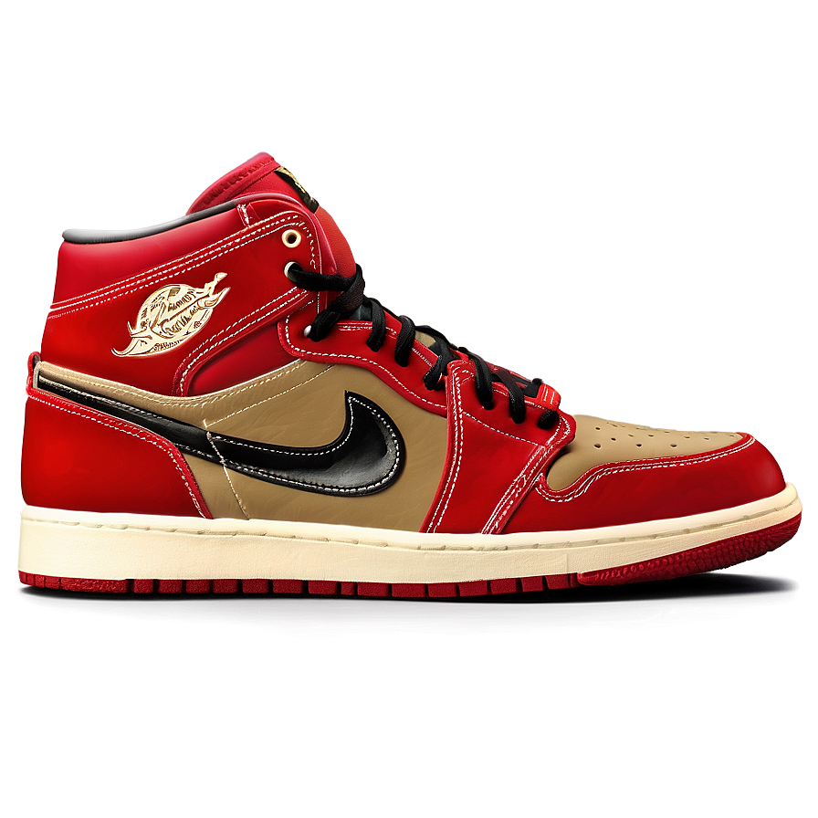 Vintage Air Jordan 1 Model Png 3 PNG