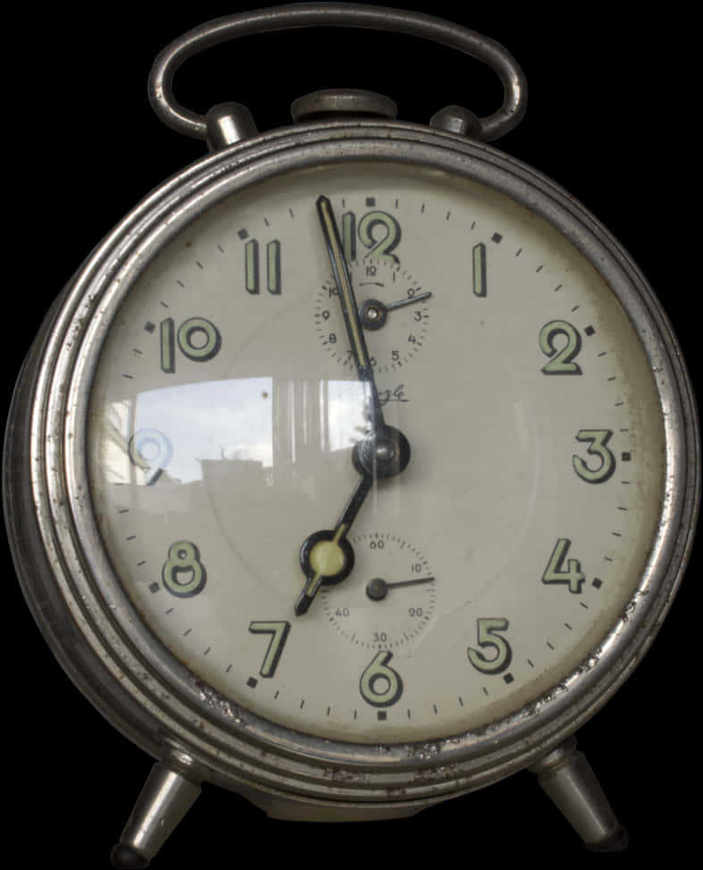 Vintage Alarm Clock PNG
