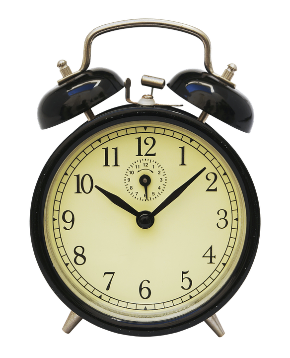 Vintage Alarm Clock PNG