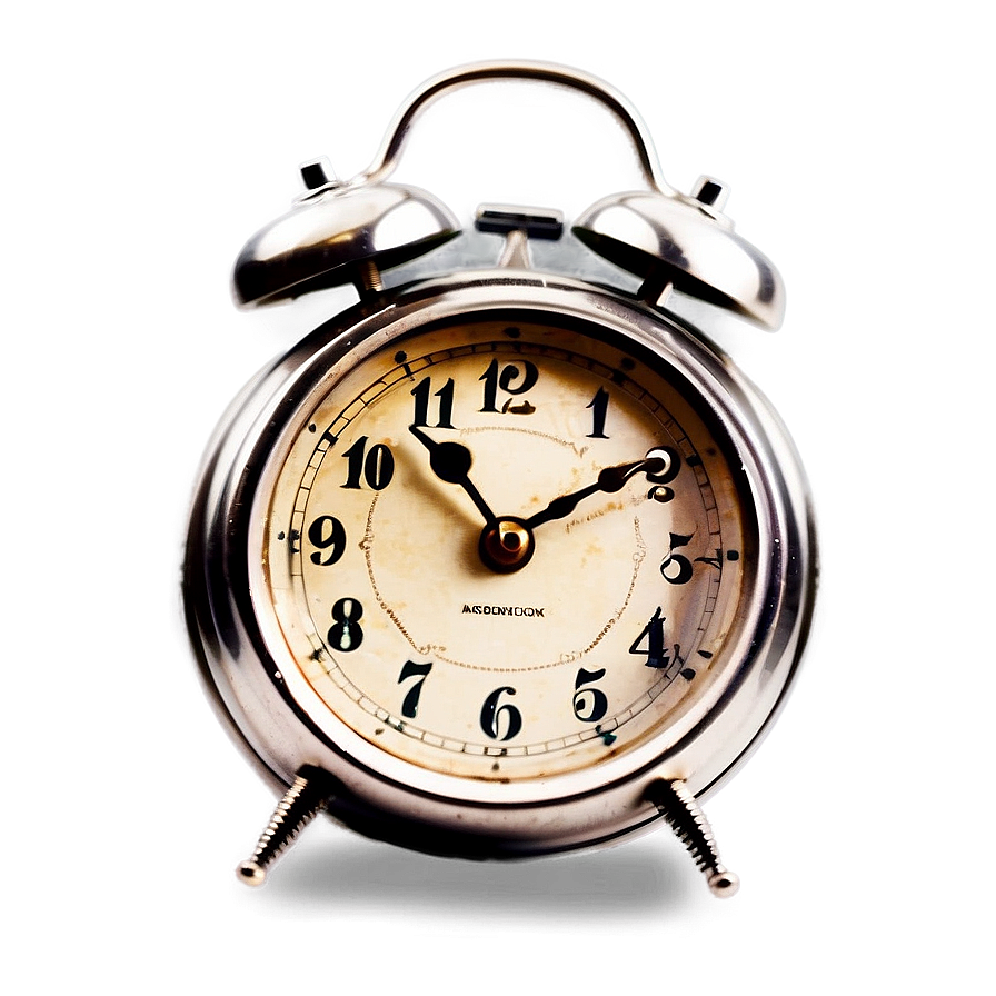 Download Vintage Alarm Clock Png 86