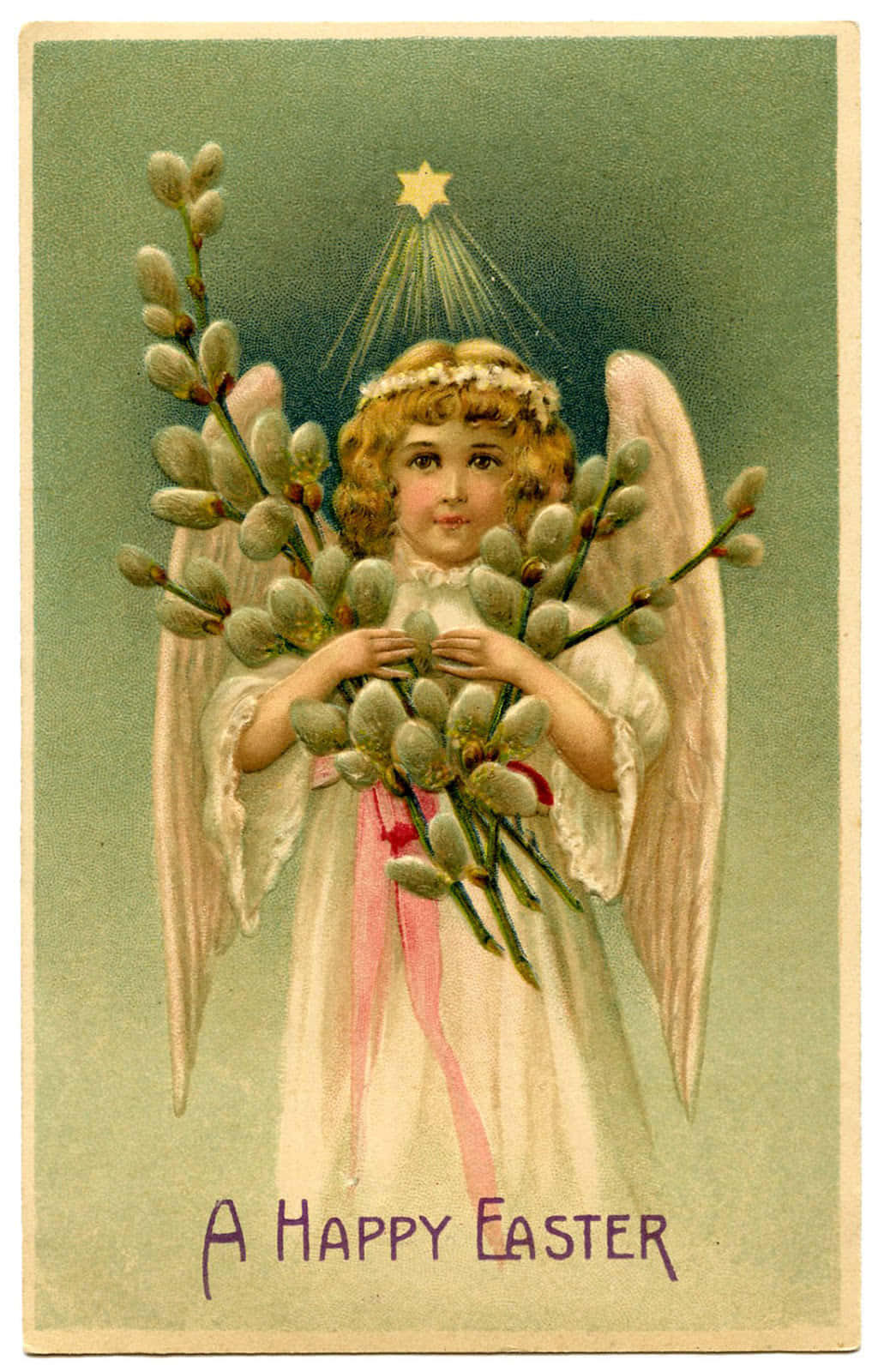 A vintage inspired angel, perfect for any home Wallpaper