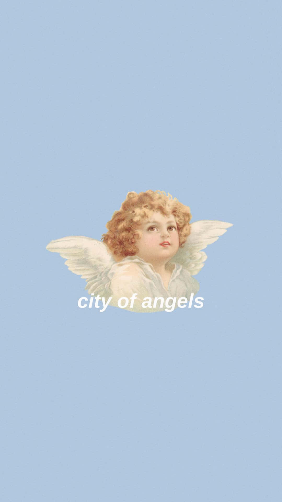 Vintage Angel Aesthetic Cityof Angels Wallpaper