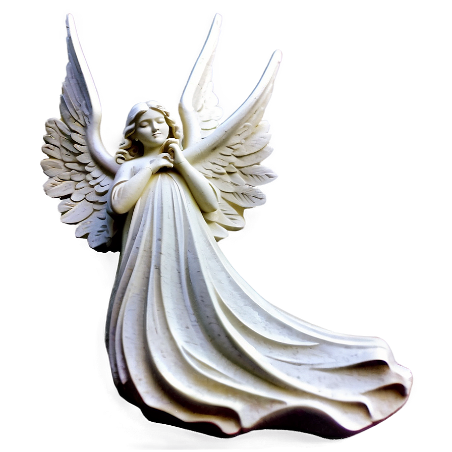 Vintage Angel Carving Png 06202024 PNG