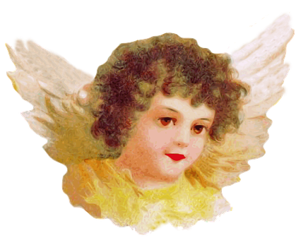 Vintage Angel Illustration PNG