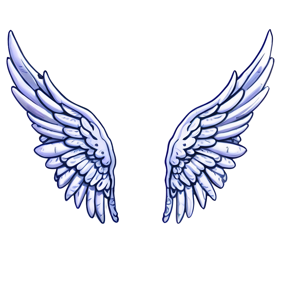 Download Vintage Angel Wings Graphic Png Igc | Wallpapers.com