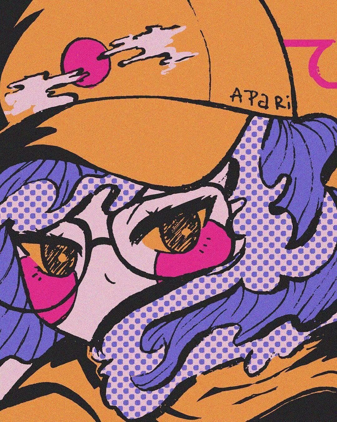 Download Vintage Anime Girl Retro Wallpaper 