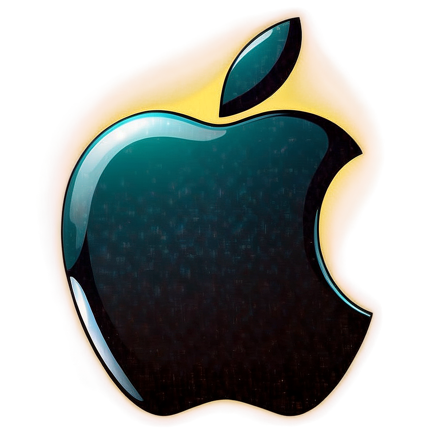 Vintage Apple Logo Illustration Png 05232024 PNG