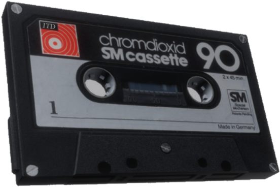 Vintage Audio Cassette Tape90 Minutes PNG