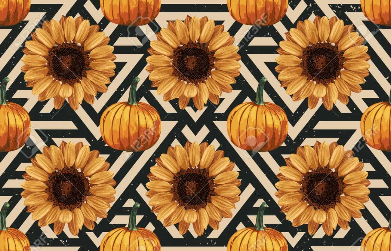 Celebrate The Autumn Season With A Vintage Style Wallpaper